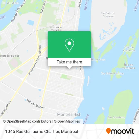 1045 Rue Guillaume Chartier map