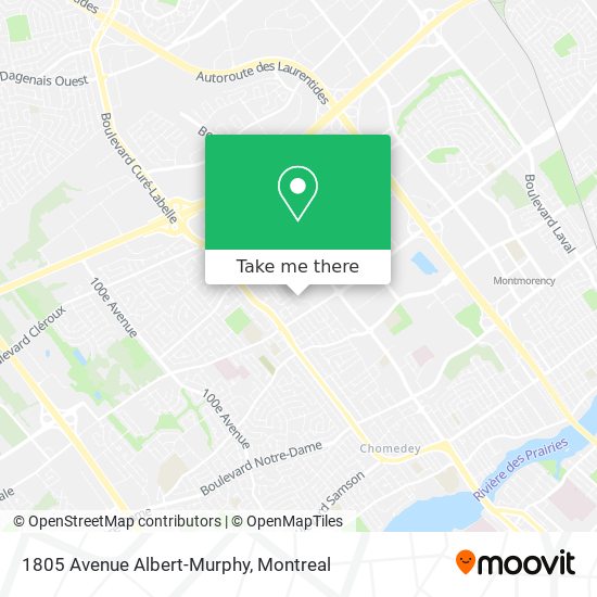 1805 Avenue Albert-Murphy map