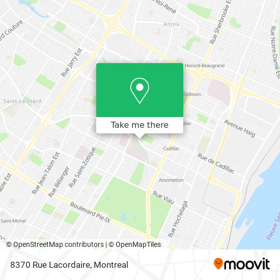 8370 Rue Lacordaire map