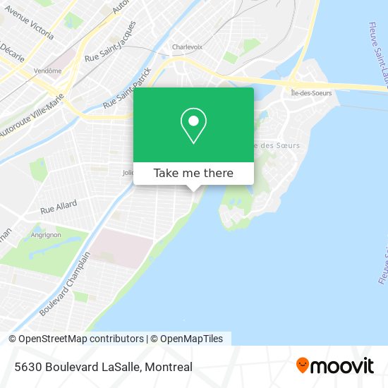 5630 Boulevard LaSalle map