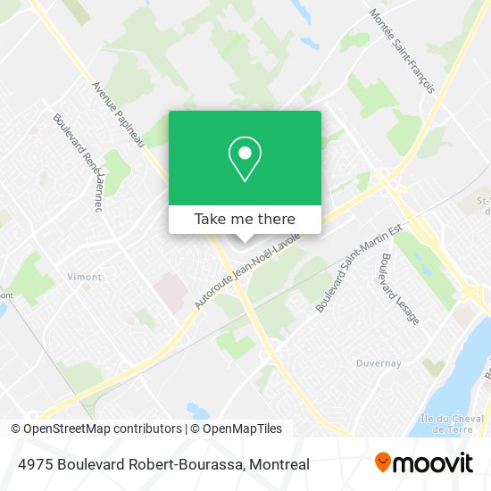4975 Boulevard Robert-Bourassa map