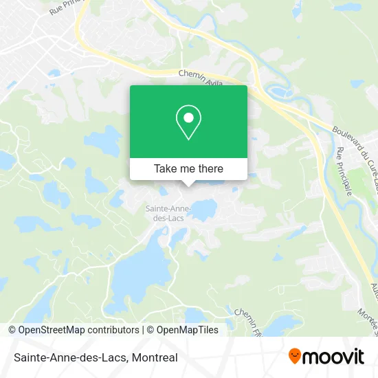Sainte-Anne-des-Lacs map