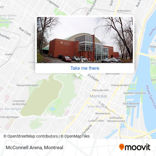 McConnell Arena map