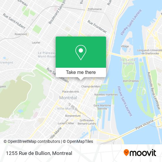 1255 Rue de Bullion map
