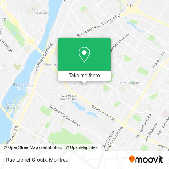 Rue Lionel-Groulx map