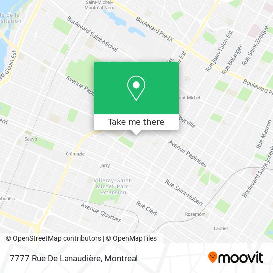 7777 Rue De Lanaudière map