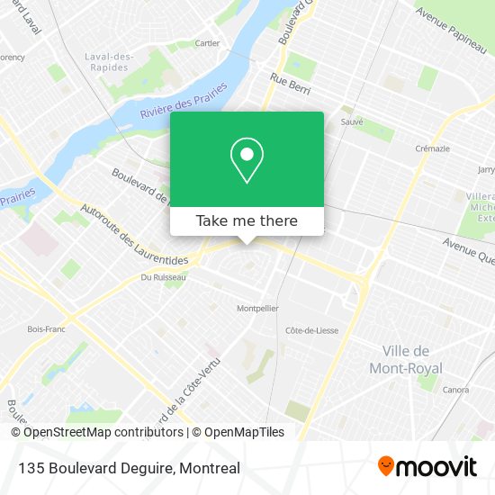 135 Boulevard Deguire map