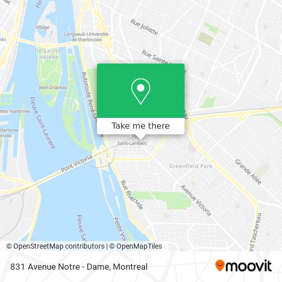831 Avenue Notre - Dame map