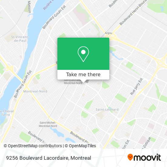 9256 Boulevard Lacordaire map