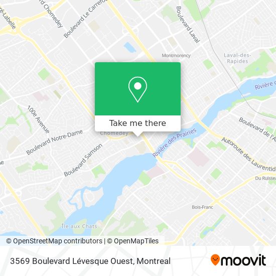3569 Boulevard Lévesque Ouest map