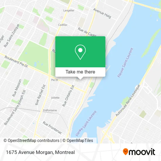 1675 Avenue Morgan map