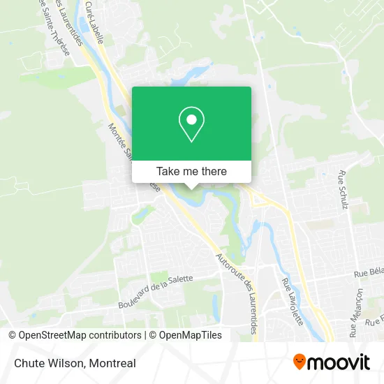 Chute Wilson map
