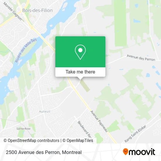 2500 Avenue des Perron map