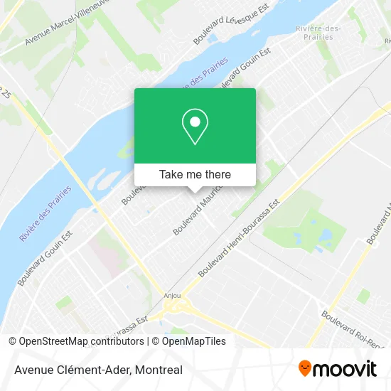 Avenue Clément-Ader map