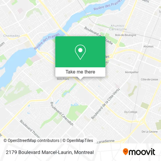 2179 Boulevard Marcel-Laurin map