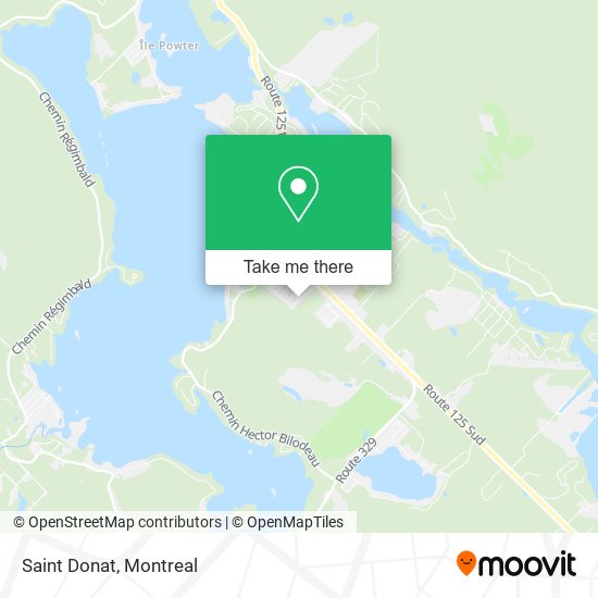 Saint Donat map