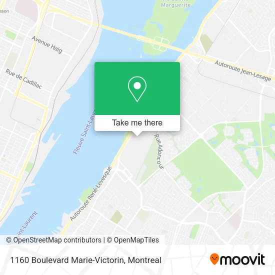 1160 Boulevard Marie-Victorin map