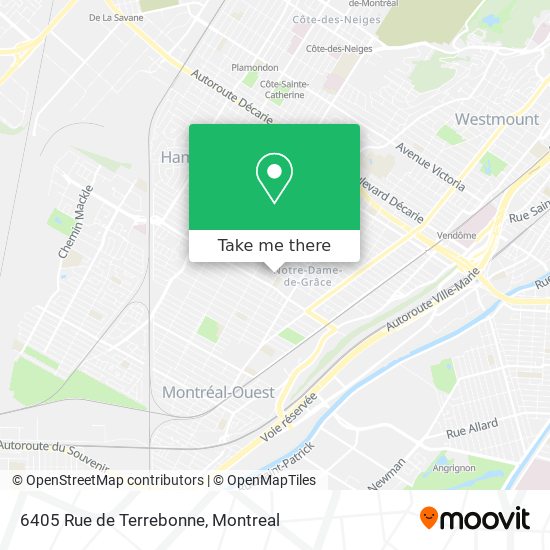 6405 Rue de Terrebonne map