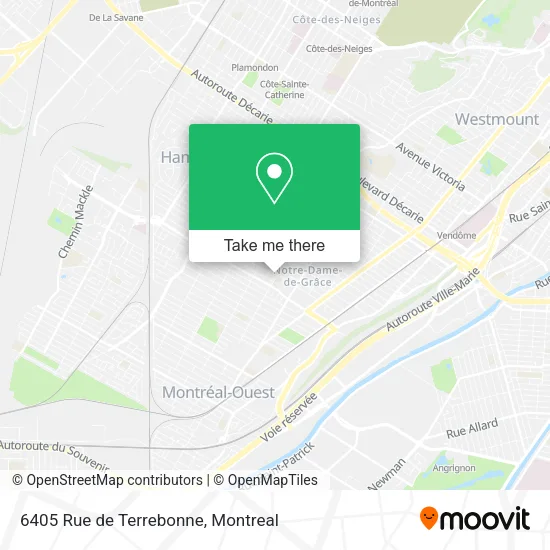 6405 Rue de Terrebonne map
