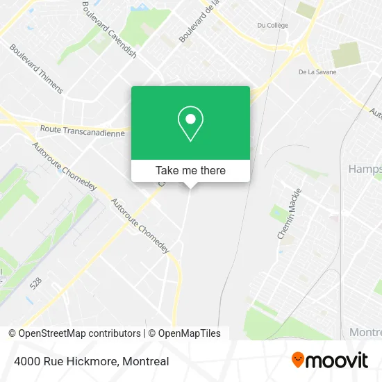 4000 Rue Hickmore map