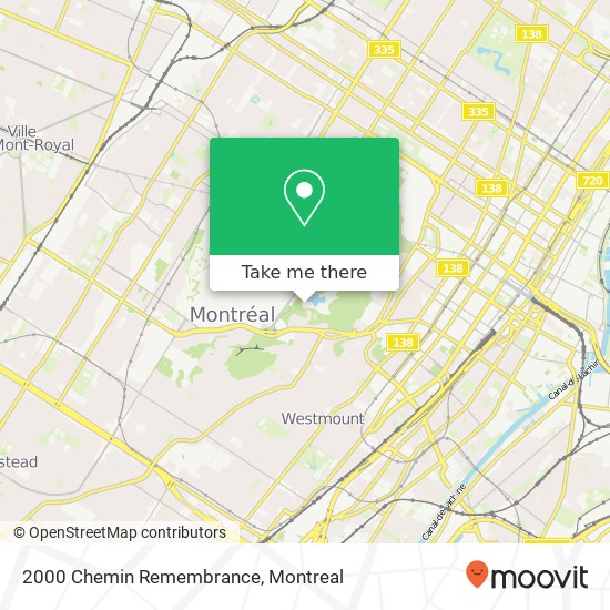 2000 Chemin Remembrance map