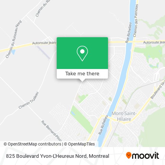 825 Boulevard Yvon-L'Heureux Nord map