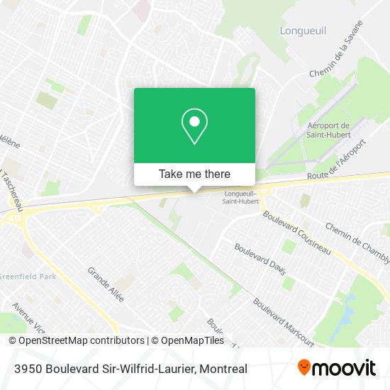 3950 Boulevard Sir-Wilfrid-Laurier map