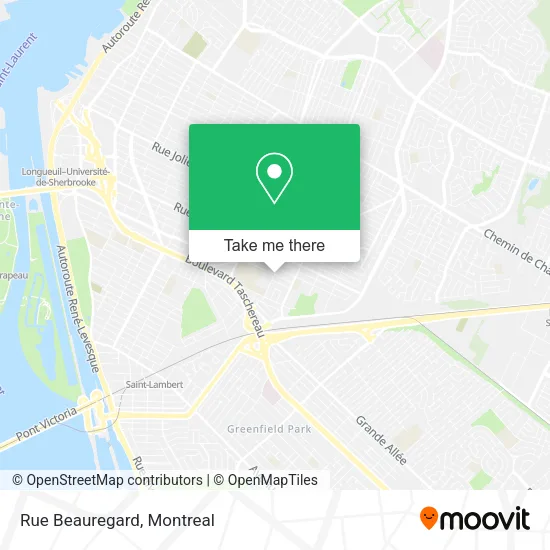 Rue Beauregard map