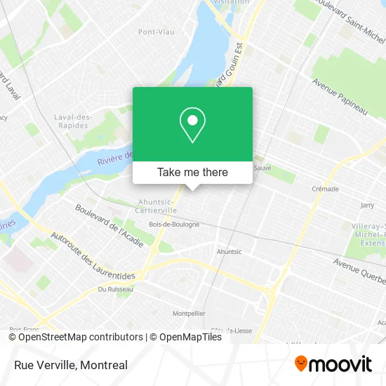 Rue Verville map