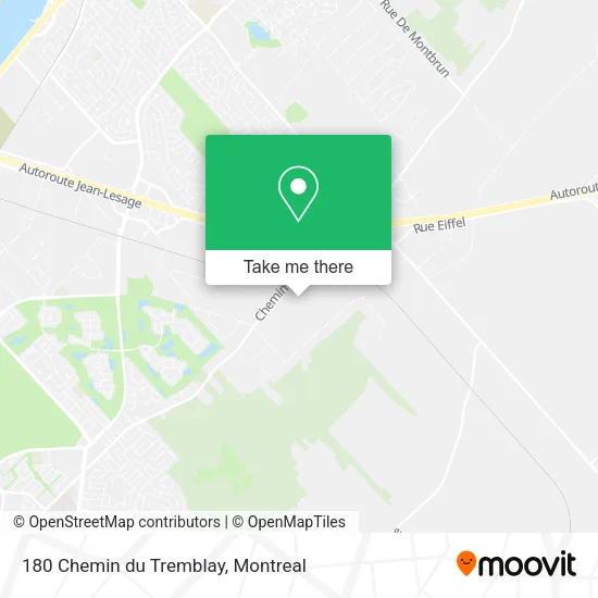 180 Chemin du Tremblay map