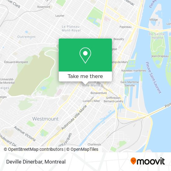 Deville Dinerbar map