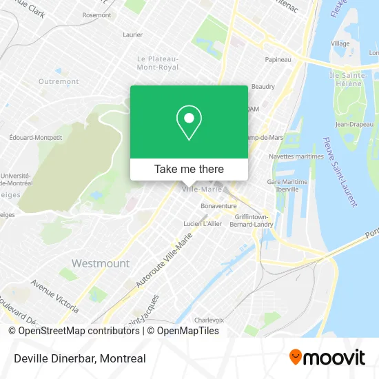 Deville Dinerbar map