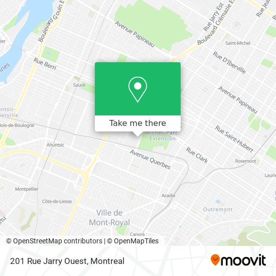 201 Rue Jarry Ouest map