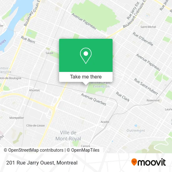 201 Rue Jarry Ouest map
