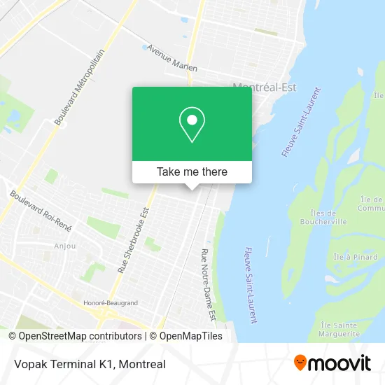Vopak Terminal K1 map