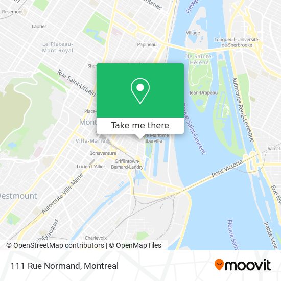 111 Rue Normand map