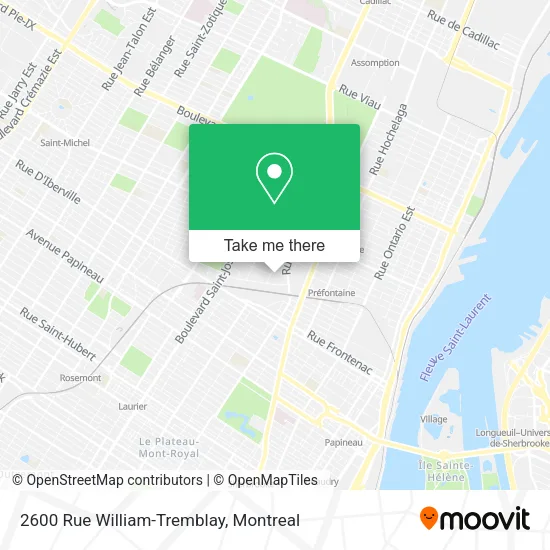 2600 Rue William-Tremblay map