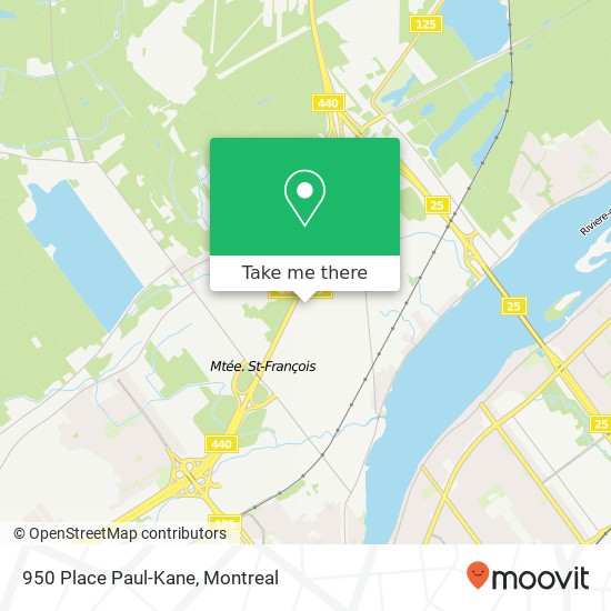 950 Place Paul-Kane map