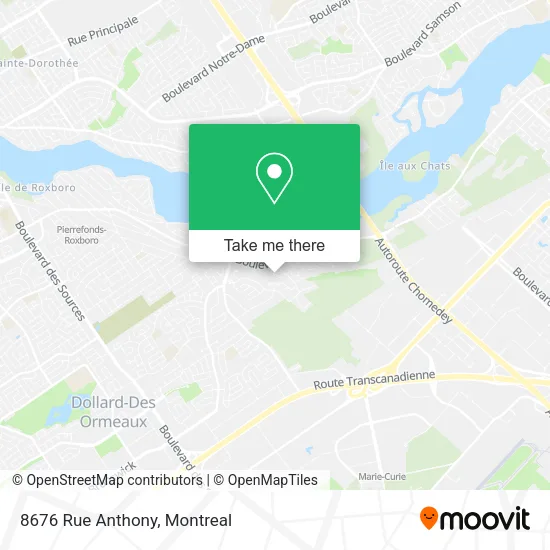 8676 Rue Anthony map