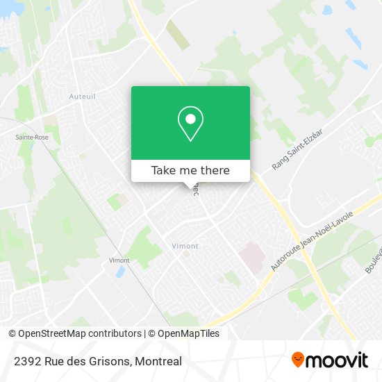 2392 Rue des Grisons map