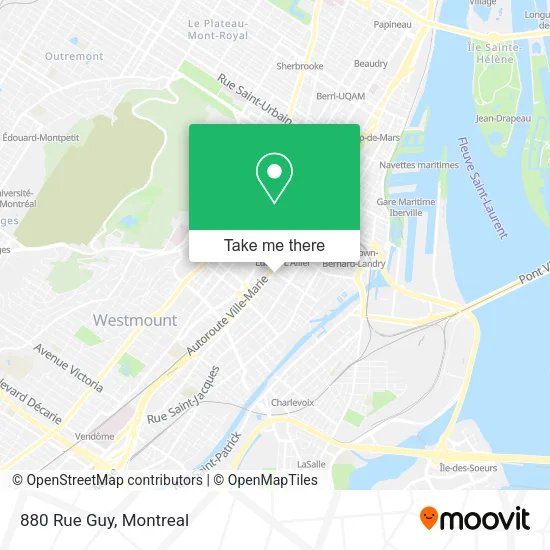 880 Rue Guy map