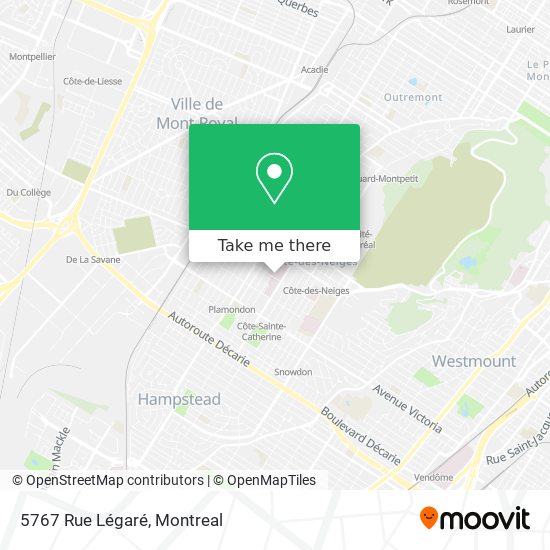 5767 Rue Légaré map