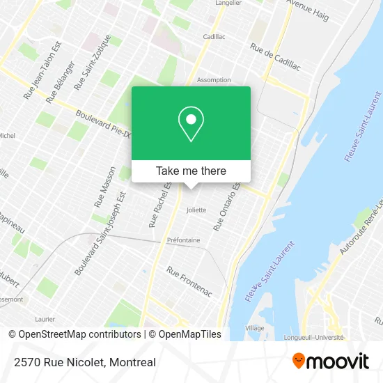 2570 Rue Nicolet map