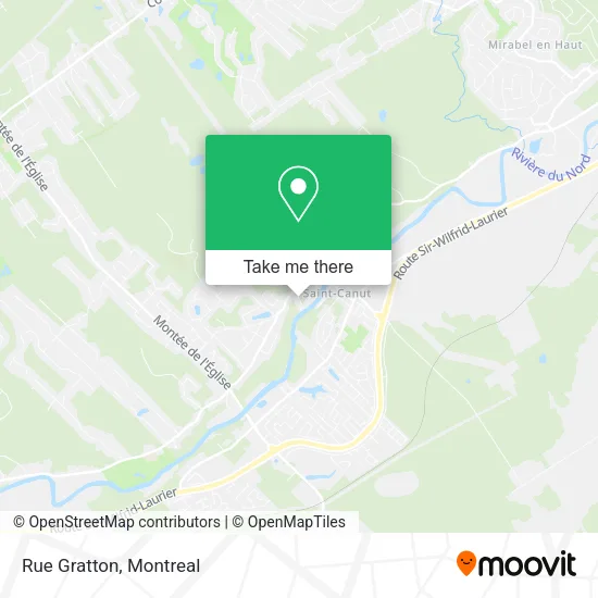 Rue Gratton map