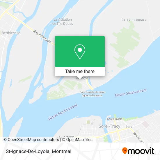 St-Ignace-De-Loyola map