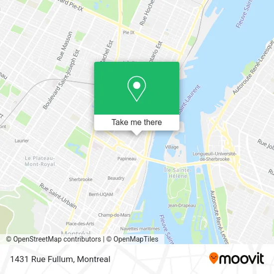 1431 Rue Fullum map