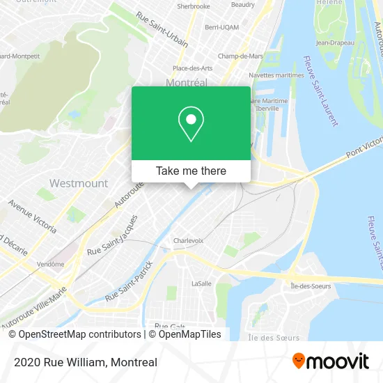 2020 Rue William map