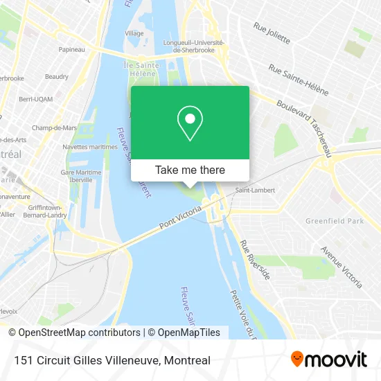 151 Circuit Gilles Villeneuve map