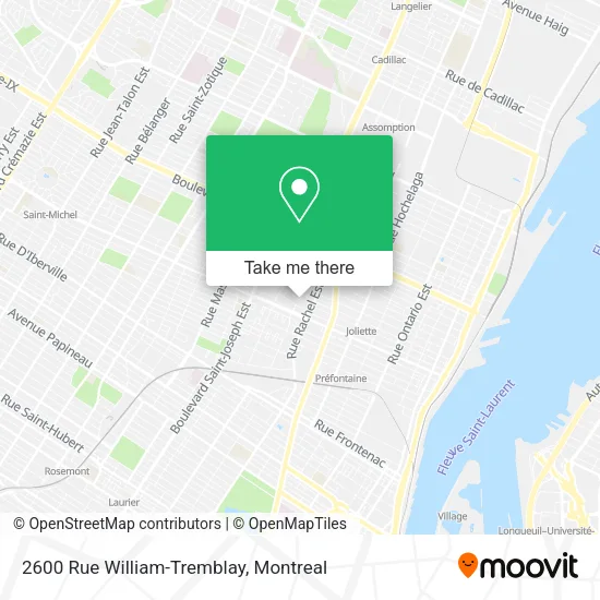 2600 Rue William-Tremblay map