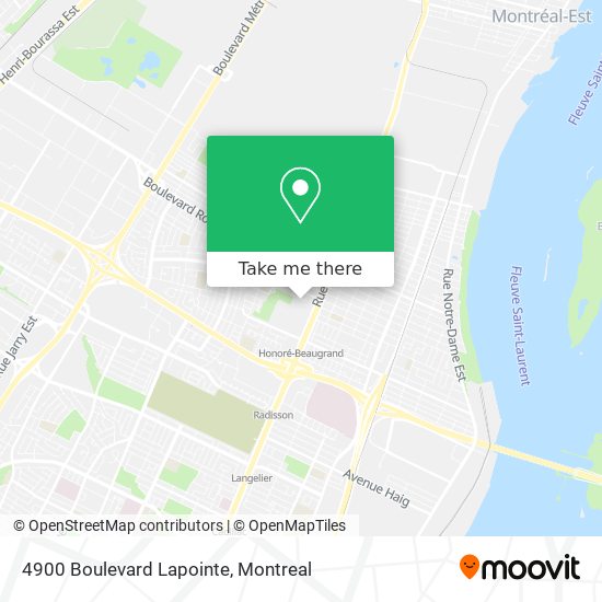 4900 Boulevard Lapointe map